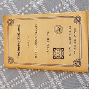 Vintage Wellesley National Stamp Catalog Of Rare Coibs and Stamps